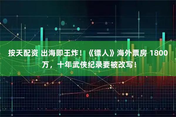 按天配资 出海即王炸！《镖人》海外票房 1800 万，十年武侠纪录要被改写！