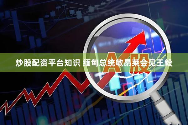 炒股配资平台知识 缅甸总统敏昂莱会见王毅